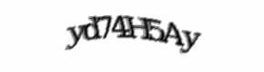 Security check image, please type the characters shown